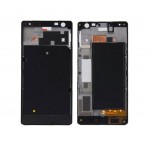 Lcd Frame Middle Chassis For Nokia Lumia 735 Black By - Maxbhi Com