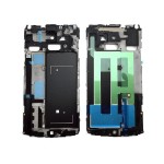 Lcd Frame Middle Chassis For Samsung Galaxy Note 4 Duos Smn9100 Black By - Maxbhi Com