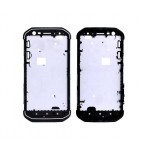 Lcd Frame Middle Chassis For Cat S40 White By - Maxbhi Com