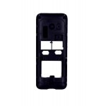 Lcd Frame Middle Chassis For Microsoft Nokia 222 Black By - Maxbhi Com