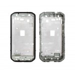 Lcd Frame Middle Chassis For Cat S30 White By - Maxbhi Com