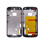 Lcd Frame Middle Chassis For Motorola Moto G2 Dual Sim Black By - Maxbhi Com