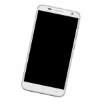 Lcd Frame Middle Chassis For Alcatel Idol 2 S White By - Maxbhi Com