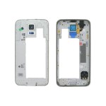 Lcd Frame Middle Chassis For Samsung Galaxy S5 I9600 Black By - Maxbhi Com