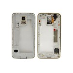 Lcd Frame Middle Chassis For Samsung Galaxy S5 I9600 Gold By - Maxbhi Com