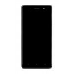 Lcd Frame Middle Chassis For Lava Z80 Black By - Maxbhi Com