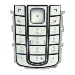 Keypad For Nokia 6230 - Latin Silver