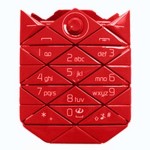 Keypad For Nokia 7500 Prism - Red