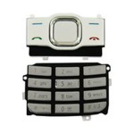 Keypad For Nokia 7610 Supernova - White & Silver