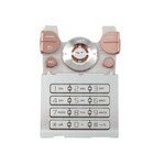 Keypad For Sony Ericsson W580 - Pink & Silver