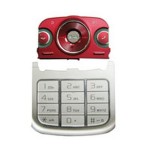 Keypad For Sony Ericsson W760 - Silver & Red