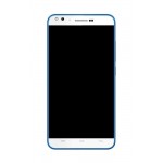 Lcd Frame Middle Chassis For Karbonn Titanium Mach Five Blue By - Maxbhi Com