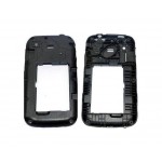 Lcd Frame Middle Chassis For Samsung Chat 322 Wifi Duos Black By - Maxbhi Com
