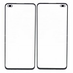 Replacement Front Glass For Realme X3 Black By - Maxbhi Com