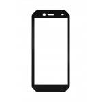 Replacement Front Glass For Cat S42 Black By - Maxbhi Com