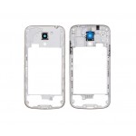 Lcd Frame Middle Chassis For Samsung Galaxy S4 Mini I9198 White By - Maxbhi Com