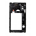 Lcd Frame Middle Chassis For Lg Optimus L5 Dual E612 Black By - Maxbhi Com