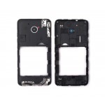 Lcd Frame Middle Chassis For Huawei Ascend Y300 Black By - Maxbhi Com