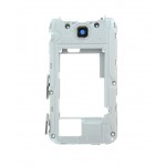 Lcd Frame Middle Chassis For Samsung C3592 With Dual Sim Silver By - Maxbhi Com