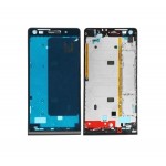 Lcd Frame Middle Chassis For Huawei Ascend G6 Black By - Maxbhi Com