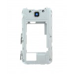 Lcd Frame Middle Chassis For Samsung C3592 With Dual Sim White By - Maxbhi Com