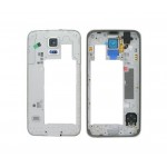 Lcd Frame Middle Chassis For Samsung Galaxy S5 Duos Smg900fd Black By - Maxbhi Com