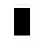 Lcd Frame Middle Chassis For Vivo Y37 Black By - Maxbhi Com
