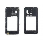 Lcd Frame Middle Chassis For Alcatel Pixi 4 6 Black By - Maxbhi Com
