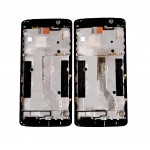 Lcd Frame Middle Chassis For Zte Axon 7 Mini Black By - Maxbhi Com
