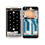 Lcd Frame Middle Chassis For Htc One E9s Dual Sim Black By - Maxbhi Com