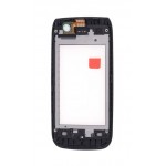 Lcd Frame Middle Chassis For Nokia Asha 308 White By - Maxbhi Com