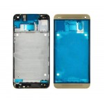 Lcd Frame Middle Chassis For Htc M7 Gold By - Maxbhi Com