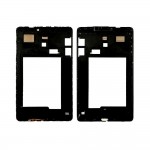 Lcd Frame Middle Chassis For Samsung Galaxy Tab E Black By - Maxbhi Com
