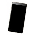 Lcd Frame Middle Chassis For Intex Aqua 4g White By - Maxbhi Com