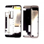 Lcd Frame Middle Chassis For Htc Desire Z A7272 Black By - Maxbhi Com