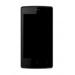 Lcd Frame Middle Chassis For Intex Aqua A4 Black By - Maxbhi Com