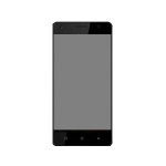 Lcd Frame Middle Chassis For Ivoomi Me1 White By - Maxbhi Com