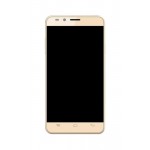 Lcd Frame Middle Chassis For Intex Aqua Jewel 2 Champagne By - Maxbhi Com