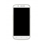 Lcd Frame Middle Chassis For Micromax A300 Canvas Gold Gold White By - Maxbhi Com