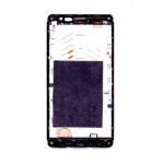 Lcd Frame Middle Chassis For Spice Mi506 Stellar Mettle Icon Black By - Maxbhi Com