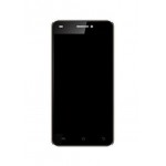 Lcd Frame Middle Chassis For Xolo Q1200 Black By - Maxbhi Com