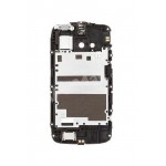 Lcd Frame Middle Chassis For Nokia Lumia 710 Black By - Maxbhi Com