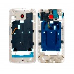 Lcd Frame Middle Chassis For Motorola Moto X Style 16gb White By - Maxbhi Com