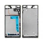 Lcd Frame Middle Chassis For Sony Ericsson Xperia Z3 D6603 Purple By - Maxbhi Com