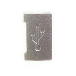 USB Cover For Nokia X3 - Silver