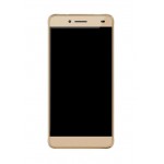Lcd Frame Middle Chassis For Qmobile Noir S4 Gold By - Maxbhi Com