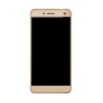 Lcd Frame Middle Chassis For Qmobile Noir S4 White By - Maxbhi Com