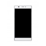 Lcd Frame Middle Chassis For Pantech Vega Iron White By - Maxbhi Com