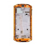 Lcd Frame Middle Chassis For Doogee S70 Orange By - Maxbhi Com