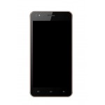 Lcd Frame Middle Chassis For Micromax Bolt Selfie Q424 Black By - Maxbhi Com